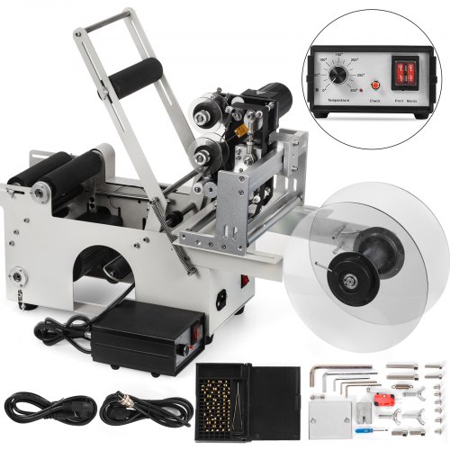 Lt-50d Automático Redondo Máquina Etiquetado Plc Certificado 50pcs/min