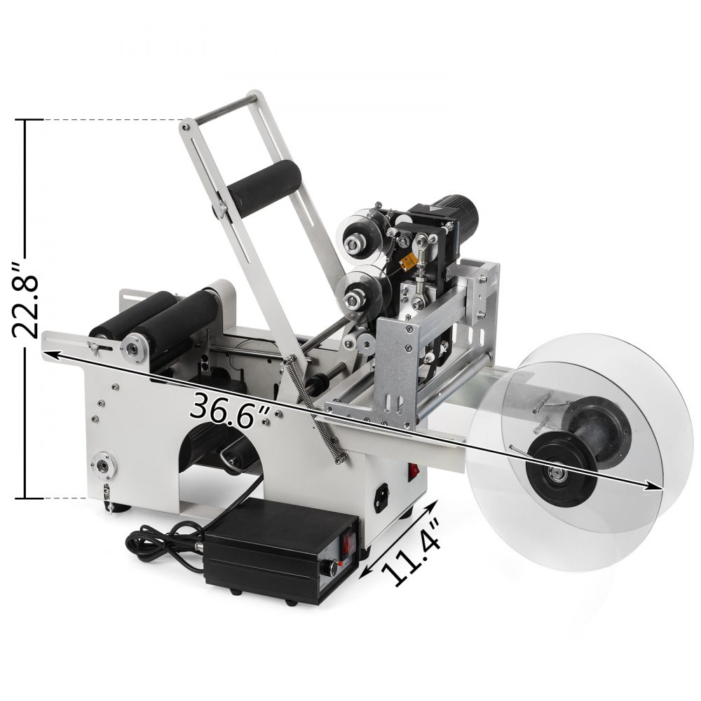 Lt-50d Automático Redondo Máquina Etiquetado Plc Certificado 50pcs/min