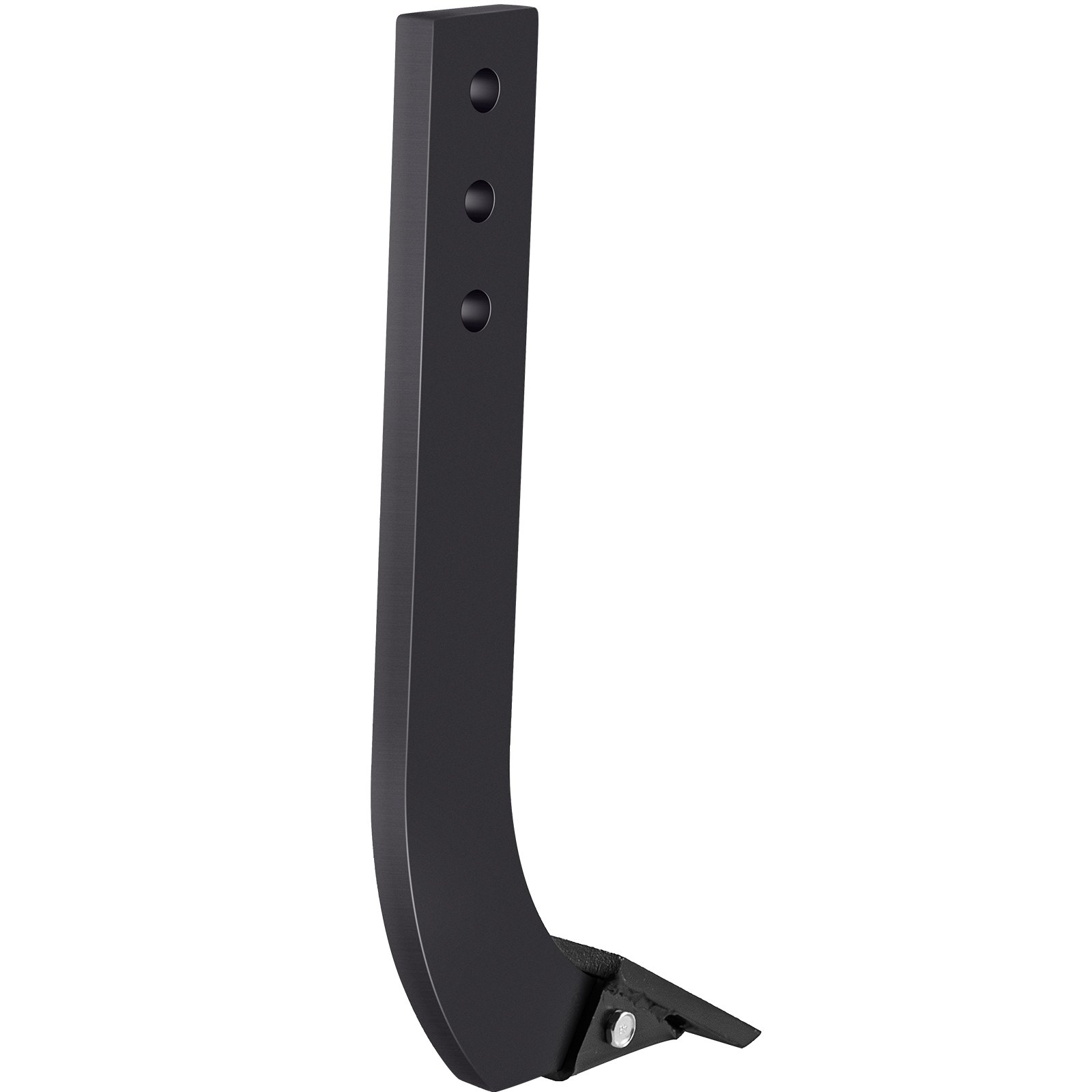 VEVOR Vástago de Hoja de Caja de 6 piezas, Vástago Escarificador de 410 mm, Vástago Raspador de Caja de 3 Orificios, Vástago Desgarrador con Dientes y Pasadores Cónicos Extraíbles, Negro
