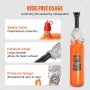 VEVOR Inflador de neumáticos de cañón de aire de 8 L, compresor de aire portátil de 120 PSI, presión de trabajo de 85-116 PSI para tractor, camión, ATV, coche y taller de reparación de automóviles