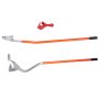 VEVOR Tire Changer 571-622 mm Adjustable, Tire Mounting Tool 546x265x200 mm Tire Iron Tire Lever Tire Changing Machine Tire Changing Tool Tire Lever Orange