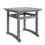 VEVOR 5-piece garden furniture set, balcony furniture set, 1 table + 4 chairs, 150 kg / 150 kg, seating group set, weatherproof, sunproof, dining set, garden patio furniture set, modern balcony furniture, light gray