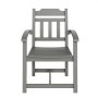 VEVOR 5-piece garden furniture set, balcony furniture set, 1 table + 4 chairs, 150 kg / 150 kg, seating group set, weatherproof, sunproof, dining set, garden patio furniture set, modern balcony furniture, light gray