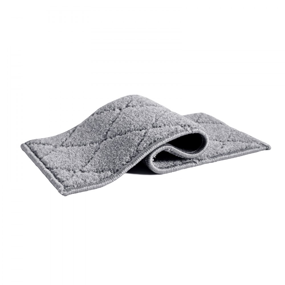VEVOR Alfombras de Escalera Antideslizantes 71,6x23,2 cm 15 Piezas Alfombras de Escalera Lavables a Máquina Grosor de 11mm Alfombras de Seguridad Insonorizadas para Niños Mayores Perros Interior, Gris