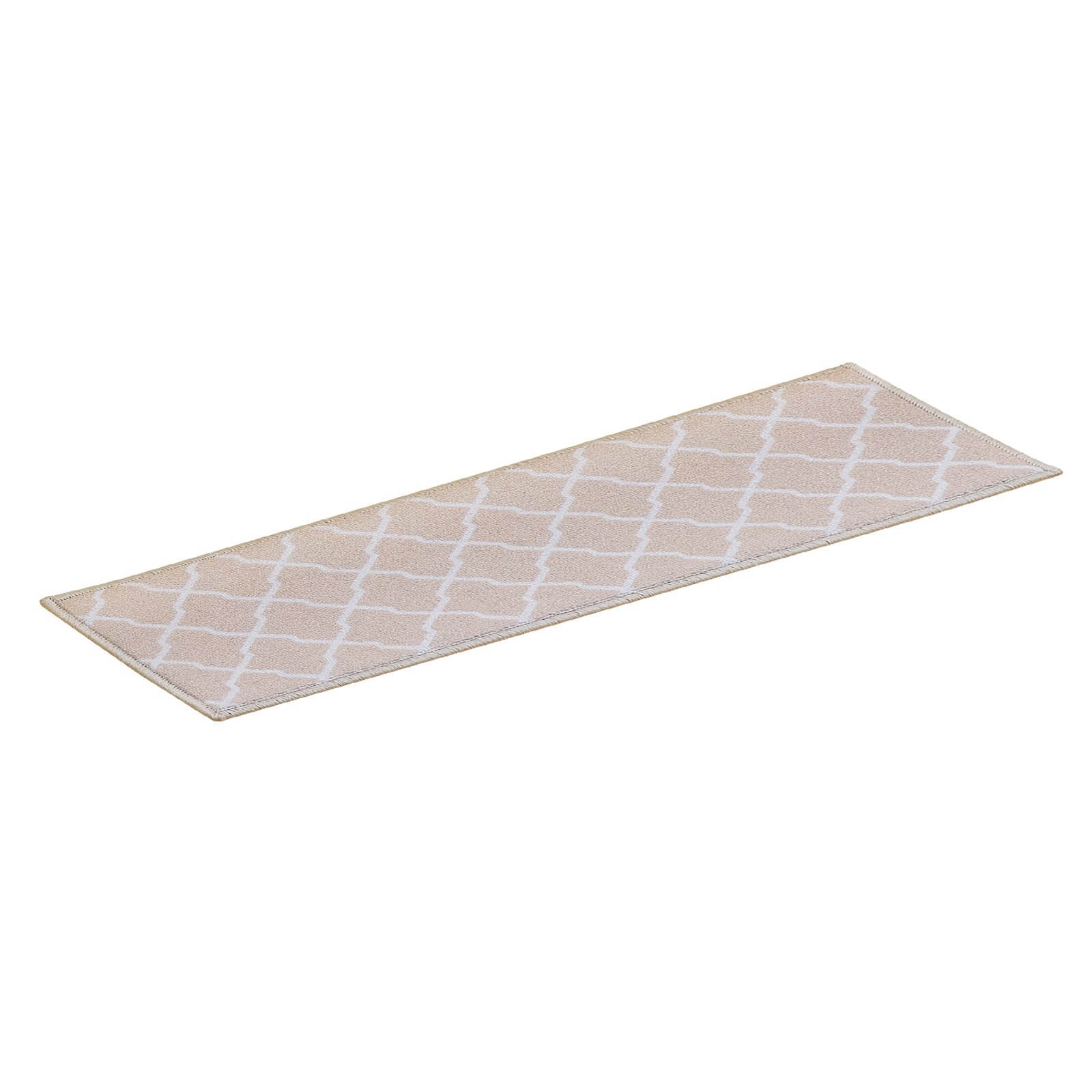 VEVOR Alfombras de Escalera Antideslizantes 71,2x22,8 cm 15 Piezas Alfombras de Escalera Lavables a Máquina Grosor de 11 mm Alfombras de Seguridad Insonorizadas para Niños Mayores Perros, Marrón Claro