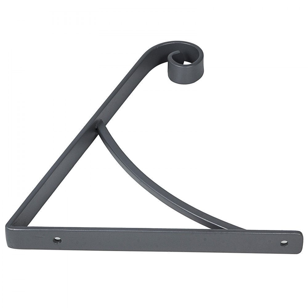 Barandilla de Escaleras Montada en Pared Metal para 1-2 Pasos Gris Brillante