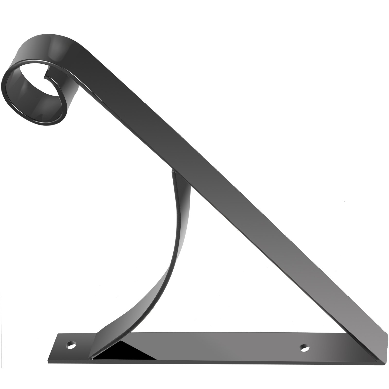 Vevor 40,6 X 35,5 X 35,5 Cm Pasamanos Hierro Forjado Barandilla Pared Escaleras