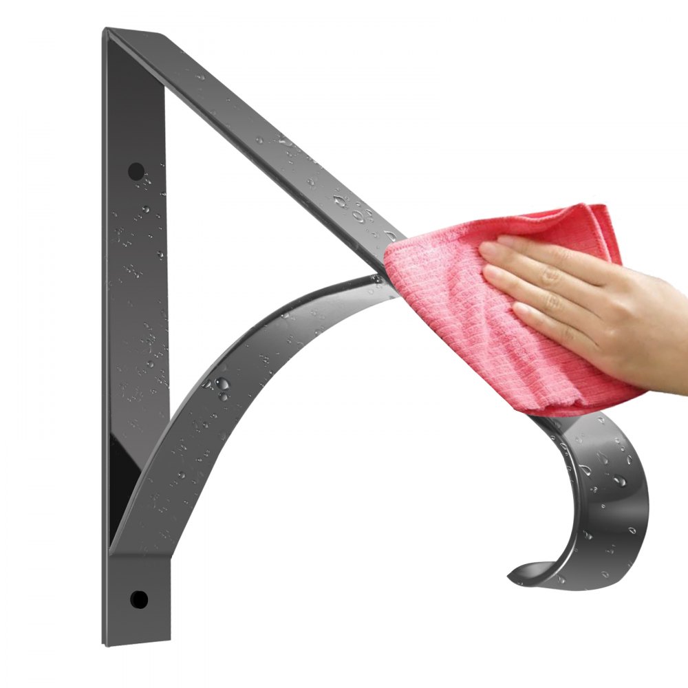 Vevor Pasamanos Escaleras Barandilla Escaleras 45,7x37,4x45,7 Cm Hierro Forjado