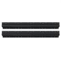 VEVOR Rieles Deslizantes para Cajones Bajo Encimera, Extensión Completa con Cojinetes de Bolas para Gabinetes Debajo de las Escaleras, Resistentes, para Reemplazo de Bricolaje, 800 x 75 x 55 mm