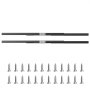 VEVOR Rieles Deslizantes para Cajones Bajo Encimera, Extensión Completa con Cojinetes de Bolas para Gabinetes Debajo de las Escaleras, Resistentes, para Reemplazo de Bricolaje, 800 x 75 x 55 mm