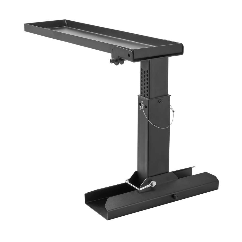 VEVOR Nivelador de Escalera, Superficie de Apoyo, Herramienta de Nivelación de Escalera de Acero, Tolva de Inclinación Plegable, Fácil Uso, para Terrenos Irregulares, 640 x 350 x 310 mm, Negro