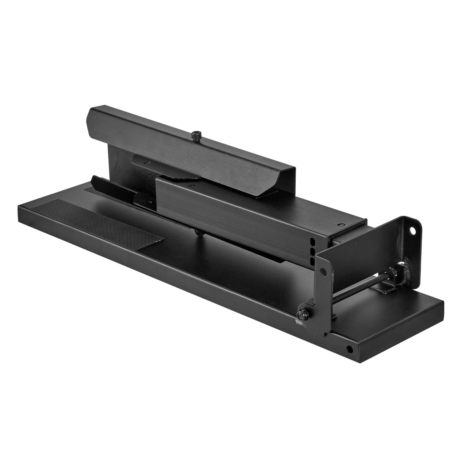 VEVOR Nivelador de Escalera, Superficie de Apoyo, Herramienta de Nivelación de Escalera de Acero, Tolva de Inclinación Plegable, Fácil Uso, para Terrenos Irregulares, 640 x 350 x 310 mm, Negro