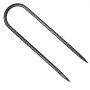VEVOR 12 PCS Estacas de Refuerzo en Forma de U de 254 x 55,88 mm de Acero Galvanizado con Punta de Cincel y Revestimiento Resistente a la Oxidación para Jardinería, Cercas y Tiendas de Campaña