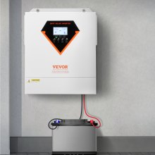 VEVOR 3500W Inversor Solar Híbrido con Controlador Solar MPPT de 100 A Integrado WiFi