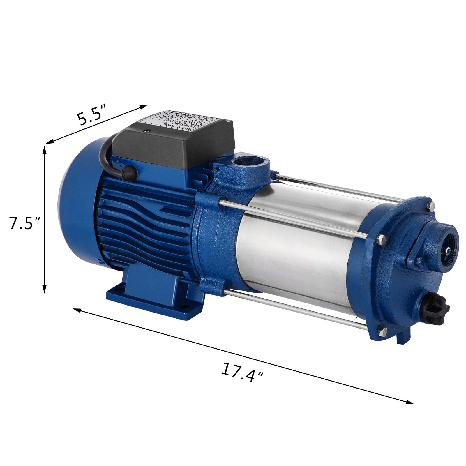 1100w Bomba Centrífuga 6000 L/h Centrifugal Pump 100l/min Bomba De Jardín