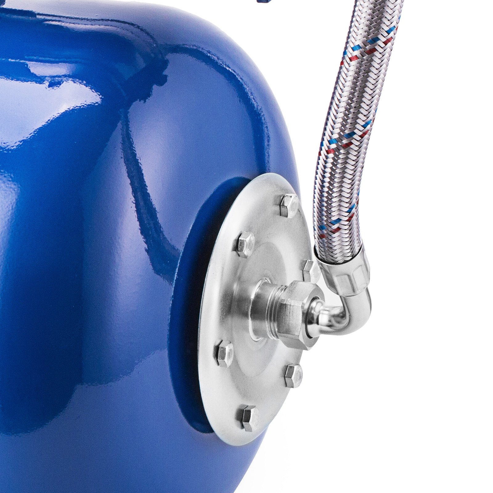 Bomba Centrífuga De Agua De Jardín Inox 9000l/h 1800w Con Recipiente A Presión