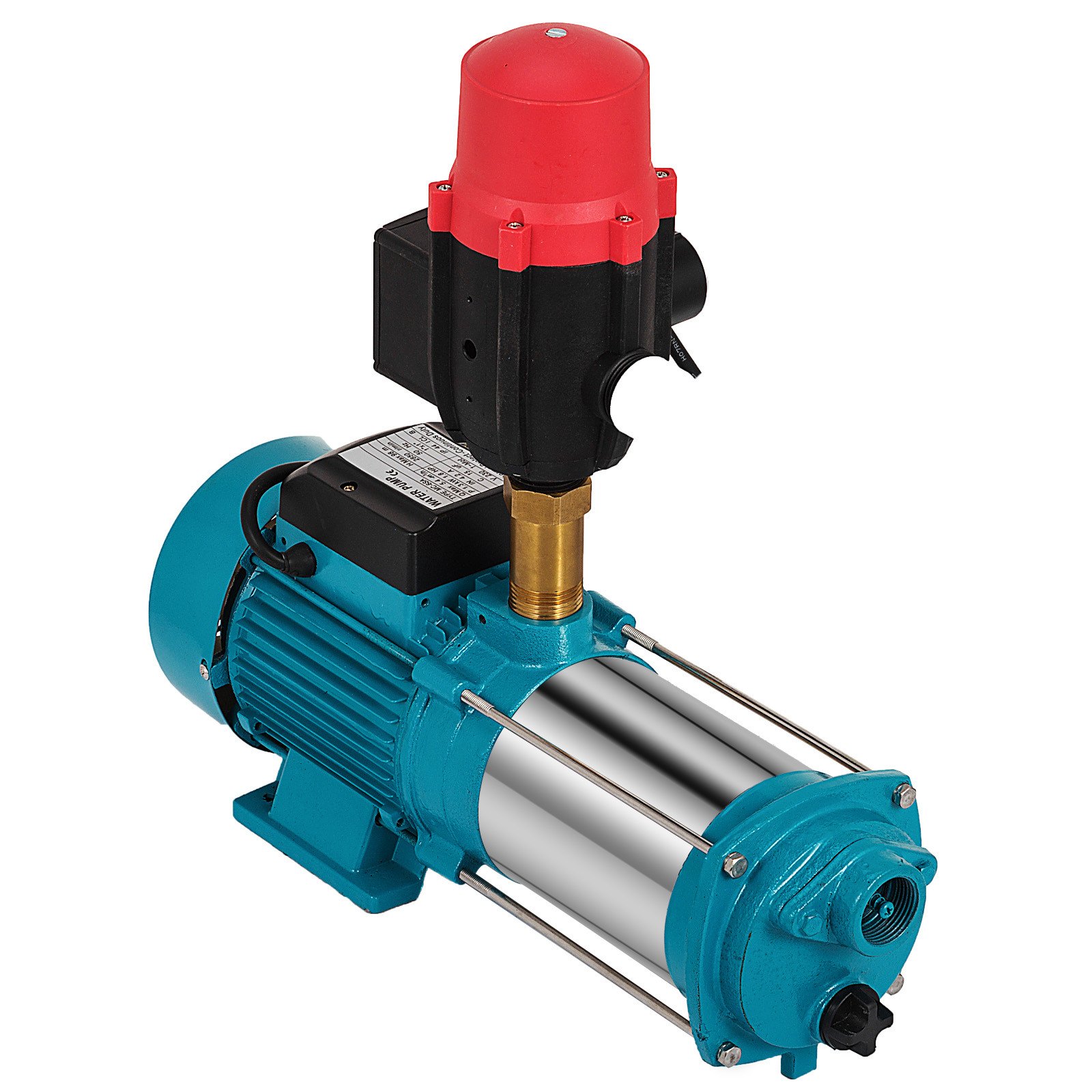 Bomba De Agua Centrífuga De Refuerzo Mc-6sa Con Control 1300w 100l / Min