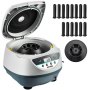 VEVOR Centrífuga de Laboratorio de Mesa 130 W 500 - 5000 RPM Centrífuga Portátil de Mesa 15 ml x 6 o 15 ml x 8 5,5 kg Centrifugadora para Separar los Componentes de las Soluciones en Laboratorios