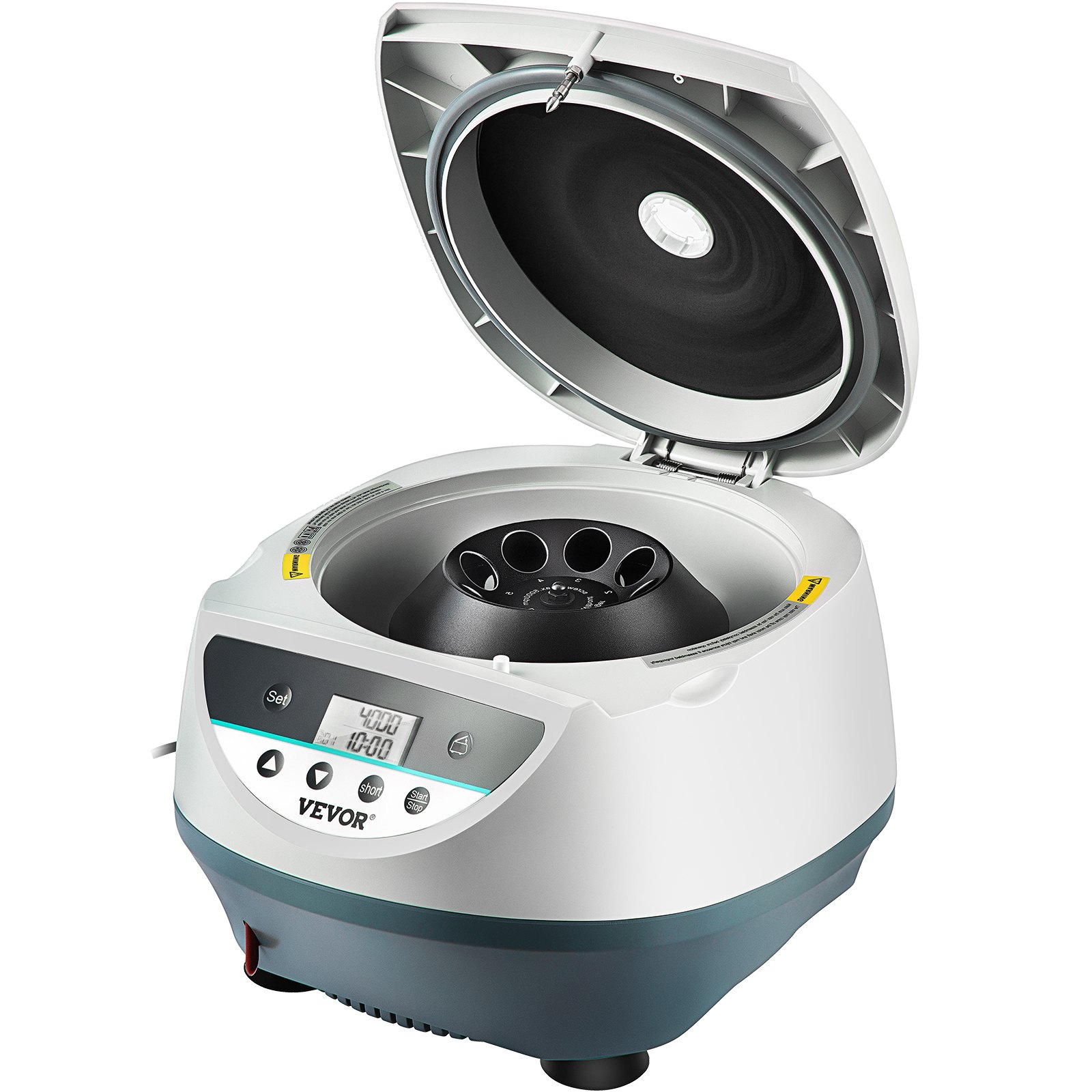 VEVOR Centrífuga de Laboratorio de Mesa 130 W 500 - 5000 RPM Centrífuga Portátil de Mesa 15 ml x 6 o 15 ml x 8 5,5 kg Centrifugadora para Separar los Componentes de las Soluciones en Laboratorios