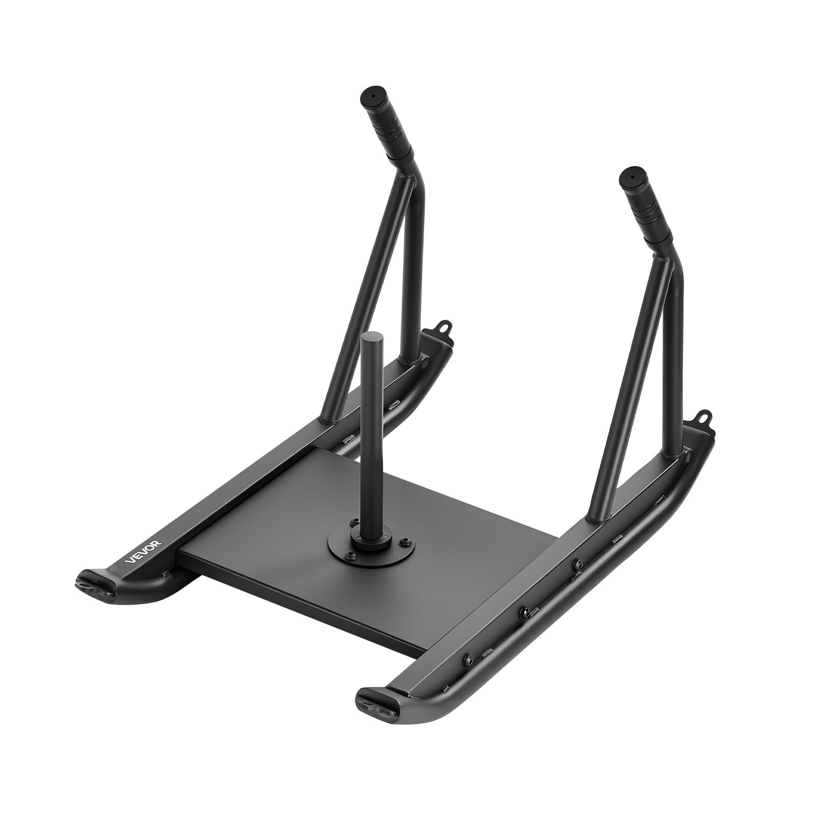 VEVOR Trineo de Pesas, Trineo de Entrenamiento de Fuerza para Mejorar la Velocidad en Ejercicios Atléticos, Equipo de Fitness con Asa, Compatible con Discos de Pesas 25/51 mm, 745 x 440 x 475 mm