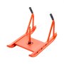 VEVOR Trineo de Potencia para Entrenamiento de Fuerza, para Mejorar la Velocidad en Ejercicios Atléticos, Equipo de Fitness con Asa, Compatible con Discos de 2,5/5/10/15/20/25 kg, Color Naranja