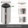 VEVOR Extractor Manual de Miel de 2 Cuadros, Extractor Manual Colmena de Acero Inoxidable, Herramientas de Extractor de Miel de Alta Velocidad y Seguridad, Equipo Extractor de Miel 45 x 25 cm