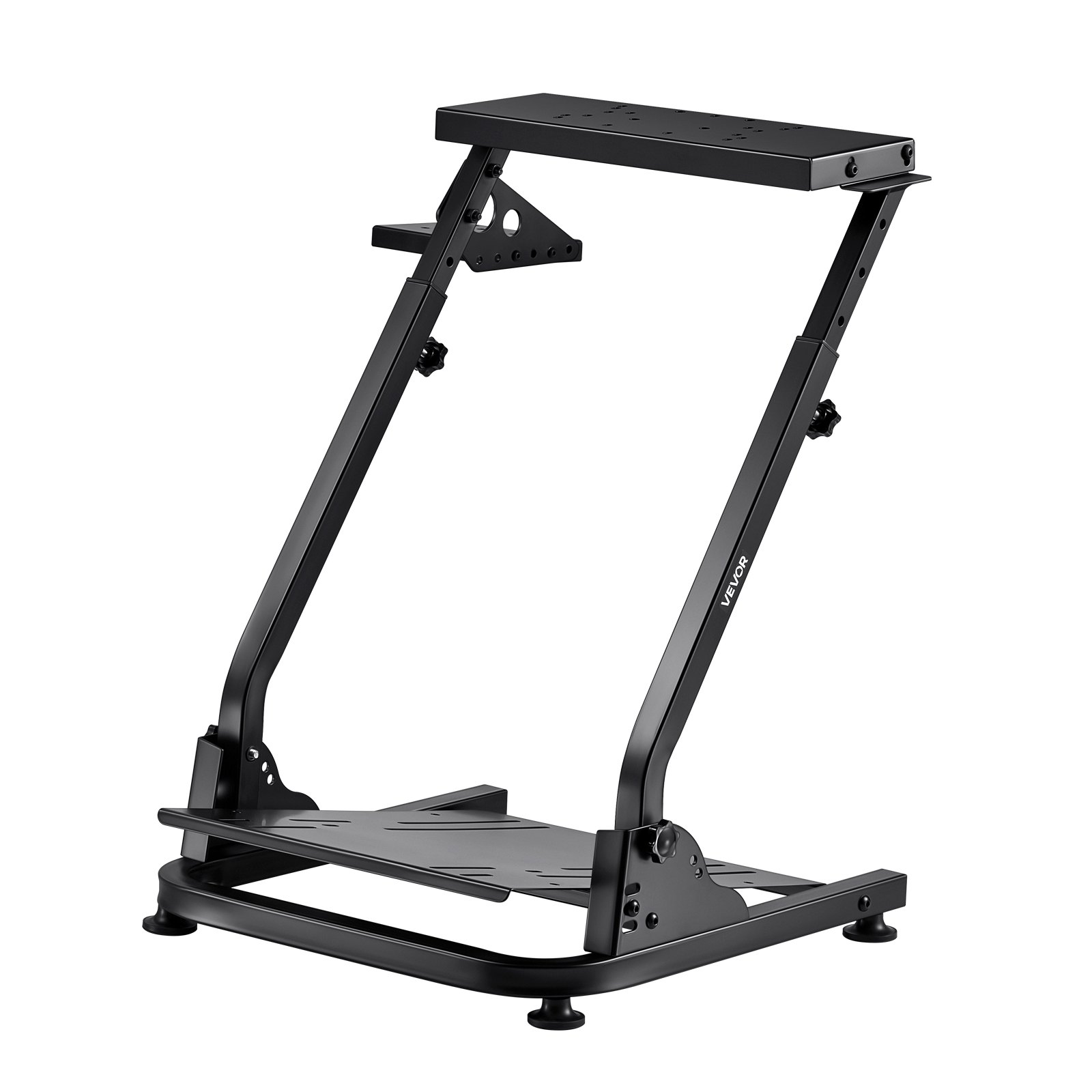 VEVOR Soporte para Volante de Carreras Ajustable y Plegable, Compatible con Logitech G29, G27, G920 y G923, Thrustmaster T300RS, T300GT, T248, TS-PC y TSXW Gaming Cockpit. Pedales no Incluidos