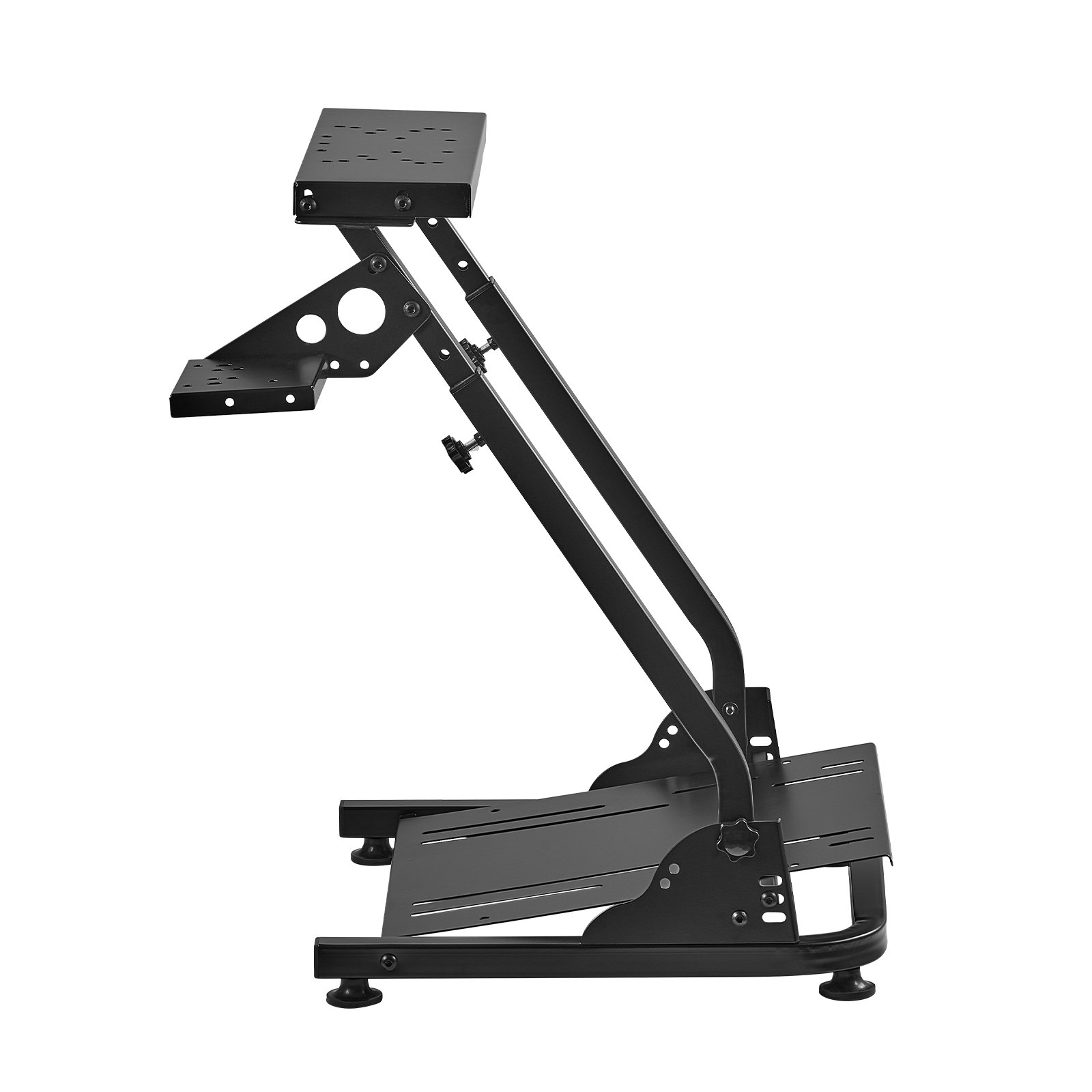VEVOR Soporte para Volante de Carreras Ajustable y Plegable, Compatible con Logitech G29, G27, G920 y G923, Thrustmaster T300RS, T300GT, T248, TS-PC y TSXW Gaming Cockpit. Pedales no Incluidos