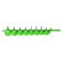 VEVOR Broca Helicoidal para Plantar Ø 100 x 790 mm Compatible con Taladros de 20 mm de Diámetro Interior, Herramienta para Plantar Bulbos, Accesorios para Perforar Postes y Cercas de Jardín, Verde