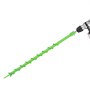 VEVOR Broca Helicoidal para Plantar Ø 40 x 790 mm Compatible con Taladros de 20 mm de Diámetro Interior, Herramienta para Plantar Bulbos, Accesorios para Perforar Postes y Cercas de Jardín, Verde