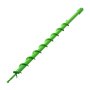 VEVOR Broca Helicoidal para Plantar Ø 40 x 790 mm Compatible con Taladros de 20 mm de Diámetro Interior, Herramienta para Plantar Bulbos, Accesorios para Perforar Postes y Cercas de Jardín, Verde