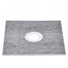 VEVOR Kit de ducha envolvente de 36x36 pulgadas con drenaje central de 6,4 pulgadas, kits de instalación de ducha EPS livianos con 2 paños impermeables, barras inclinadas para plato de ducha para baño