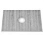 VEVOR Shower Rim Set, 1219 x 1828 mm Shower Tray Set with 160 mm Central Drain, Lightweight EPS Shower Installation Sets with 2 Waterproof Sheets, Shower Tray Tilt Bars Suitable for Bathrooms