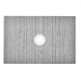 VEVOR Shower Rim Set, 1219 x 1828 mm Shower Tray Set with 160 mm Central Drain, Lightweight EPS Shower Installation Sets with 2 Waterproof Sheets, Shower Tray Tilt Bars Suitable for Bathrooms