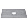 VEVOR Shower Rim Set, 1219 x 1828 mm Shower Tray Set with 160 mm Central Drain, Lightweight EPS Shower Installation Sets with 2 Waterproof Sheets, Shower Tray Tilt Bars Suitable for Bathrooms