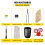 VEVOR Forja de Propano 0-350 psi Horno de Fundición Placa Laminada en Frío 2KG 10min Kit de Horno de Fundición de Metales para Bricolaje, Fábricas de Procesamiento de Joyas, Joyerías, Lavado de Oro