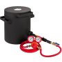 VEVOR Forja de Propano 0-350 psi Horno de Fundición Placa Laminada en Frío 4KG 10min Kit de Horno de Fundición de Metales para Bricolaje, Fábricas de Procesamiento de Joyas, Joyerías, Lavado de Oro