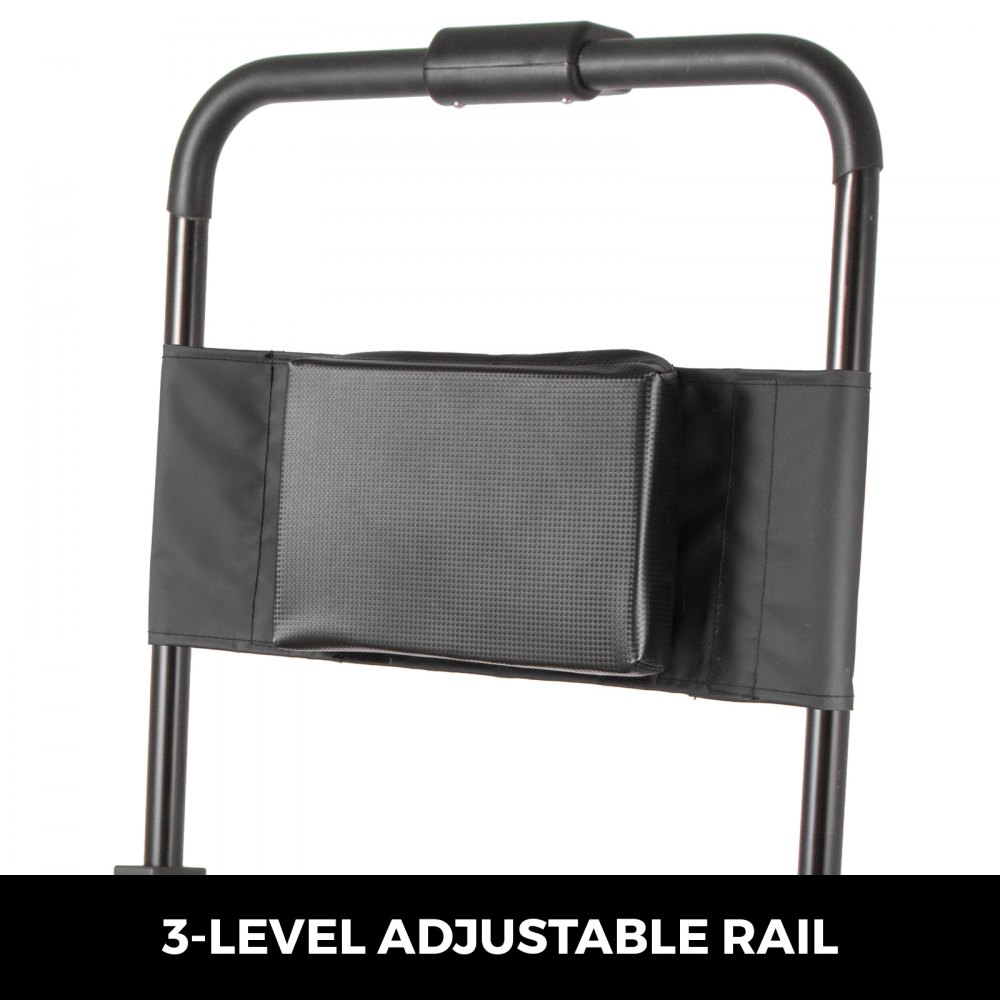 VEVOR Silla de Ruedas Escalada Eléctrica Plegable para Subir Bajar Arriba/Abajo con Escaleras de Alta Resistencia (Negro Amarillo) 200W 110V