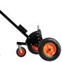 VEVOR 2-in-1 trailer dolly, trailer maneuvering aid, 680.4 kg vertical load, 56 and 66 cm adjustable height, 50.8 mm coupling ball, 38 cm pneumatic tires, for moving motorhome trailers