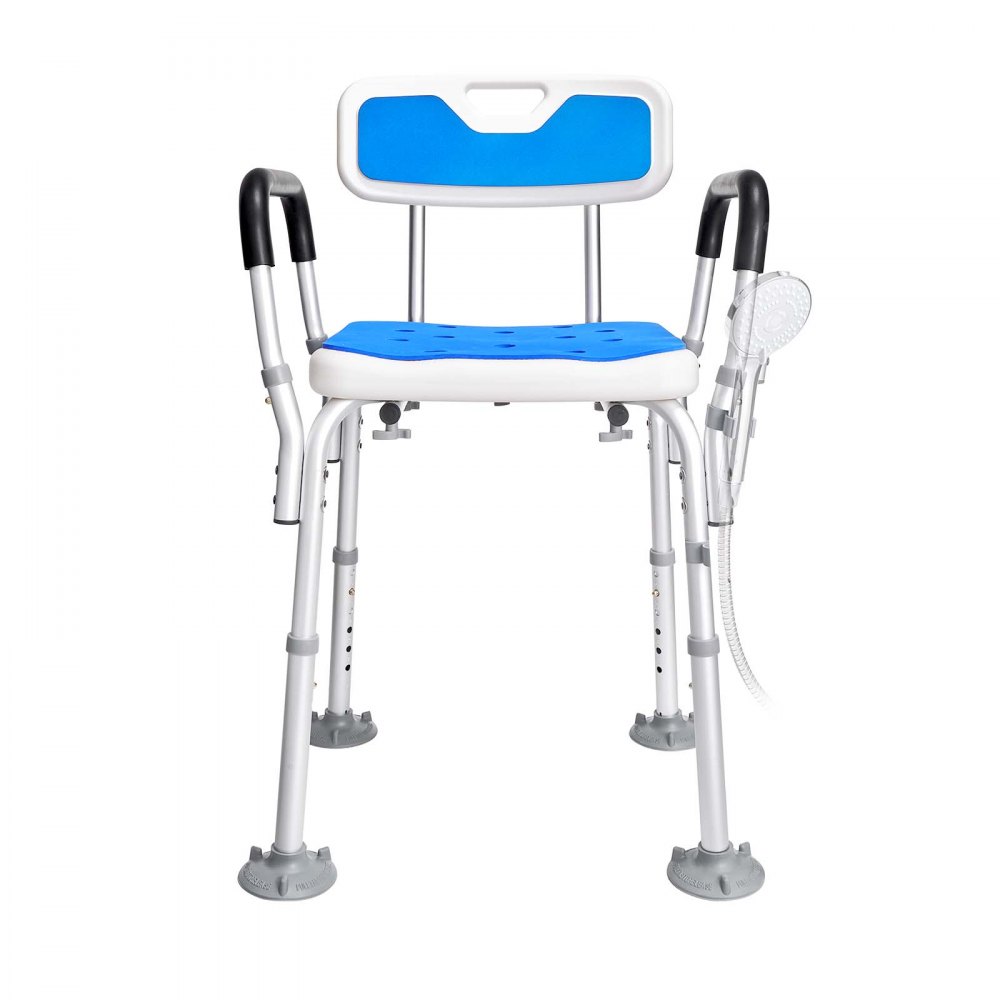 VEVOR Asiento de ducha Silla de ducha y baño Altura ajustable Carga 400 lbs