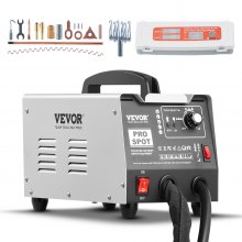 VEVOR Kit de Reparación de Abolladuras con Soldador de Pernos 1,8 kW 7 Modos