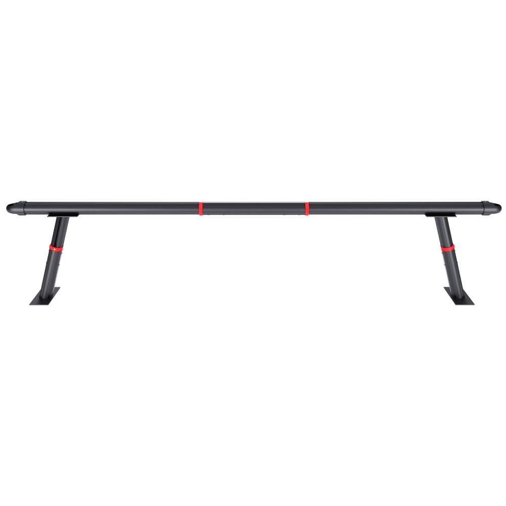 VEVOR Portaequipajes para Coche de Aluminio Barras Transversales Universales Carga de 362,9kg Portaequipajes para Camiones 1,8x0,36x0,2 m con Juego de Herramientas Longitud Ajustable 600-1600 mm Negro