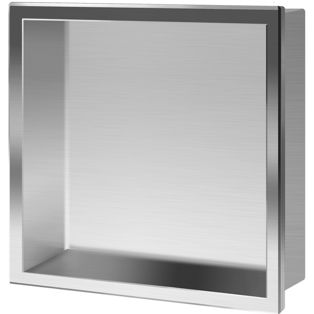 Vevor Nicho De Ducha Empotrado 30,5 X 30,5 X 10,2 Cm Nicho Baño Acero Inoxidable
