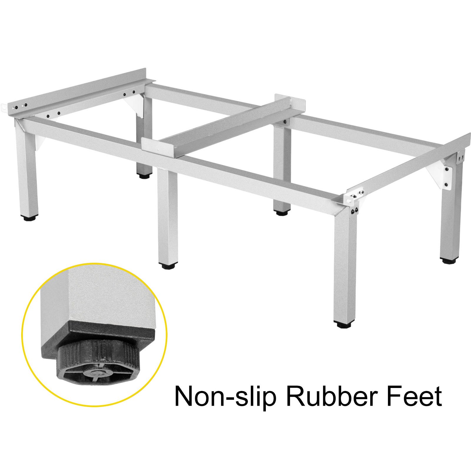 Vevor Pedestal Para Lavadora Aluminio 150kg Soporte Elevador 124,6 X 61 X 34,3cm