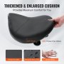 Taburete VEVOR con cojín engrosado, cuero PU de primera calidad, superficie impermeable y fácil de limpiar.