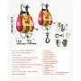 VEVOR Cabrestante Eléctrico 2 en 1, Carga de 300 kg, 1500 W, Altura de Elevación de 30 m, Velocidad de 18,9 m/min con Control Remoto con Cable e Inalámbrico para Fábricas, Almacenes y Talleres