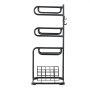 VEVOR Soporte para Silla de Montar Independiente de 3 Niveles 76,2 x 76,2 x 173,9cm, Soporte de Silla de Montar Resistente con Niveles Extraíbles y Giratorios para Organizar el Cuarto de Aperos, Negro