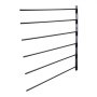 VEVOR Wall-Mounted Saddle Rack, Swivel Saddle Stand with 6 Tiers, Space-Saving Stand for Horse Pads and Blankets for Organizing the Tack Room, Stable Supplies Trailer Accessories