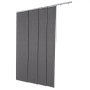 VEVOR Persianas de Panel Extensibles Ancho de 116-218 cm Paneles Recortables Alto de 243 cm Opacas Verticales para Puerta Corredera, Puerta de Patio, Separadores de Ambientes, Ventana, Gris Oscuro