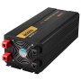 VEVOR Inverter, 6000 W, Modified Sine Wave Inverter DC 12 V to AC 230 V Car Converter with LCD Display, Remote Control, LED Indicators, EU Sockets, Inverter for Car, Motorhome, Truck, Boat, Travel, Camping